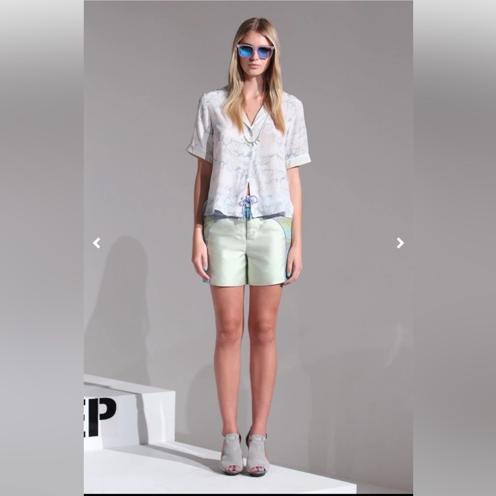 Jonathan Simkhai Drawstring Mini Skirt multi - Picture 12 of 14